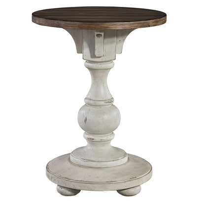 Morgan Creek - Chair Side Table - White