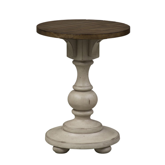 Morgan Creek - Chair Side Table - White