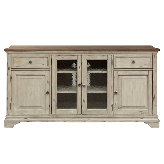 Morgan Creek - Entertainment TV Stand - White