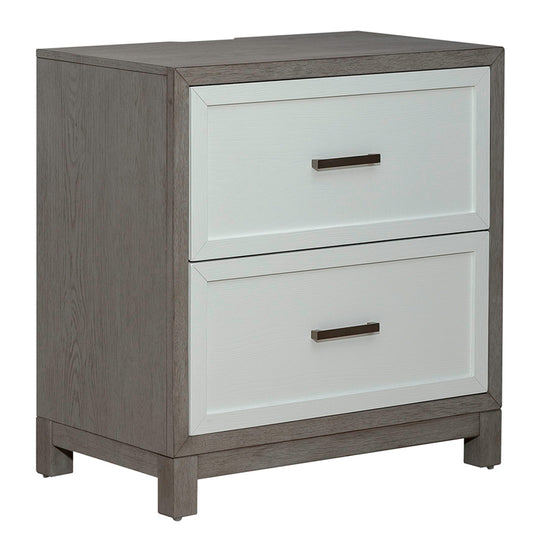 Palmetto Heights - 2 Drawer Night Stand With Charging Station