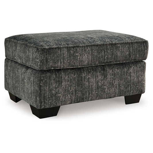 Lonoke - Gunmetal - Ottoman