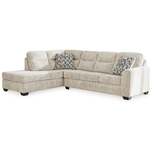 Lonoke - Parchment - 2-Piece Sectional With Laf Corner Chaise