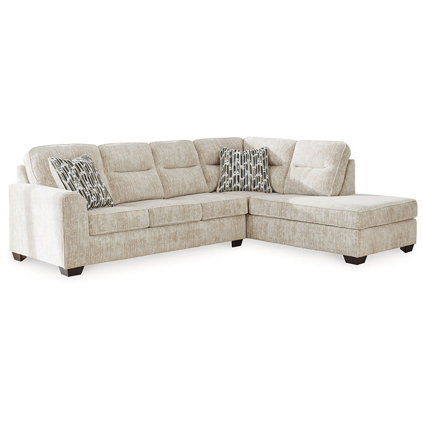 Lonoke - Parchment - 2-Piece Sectional With Raf Corner Chaise