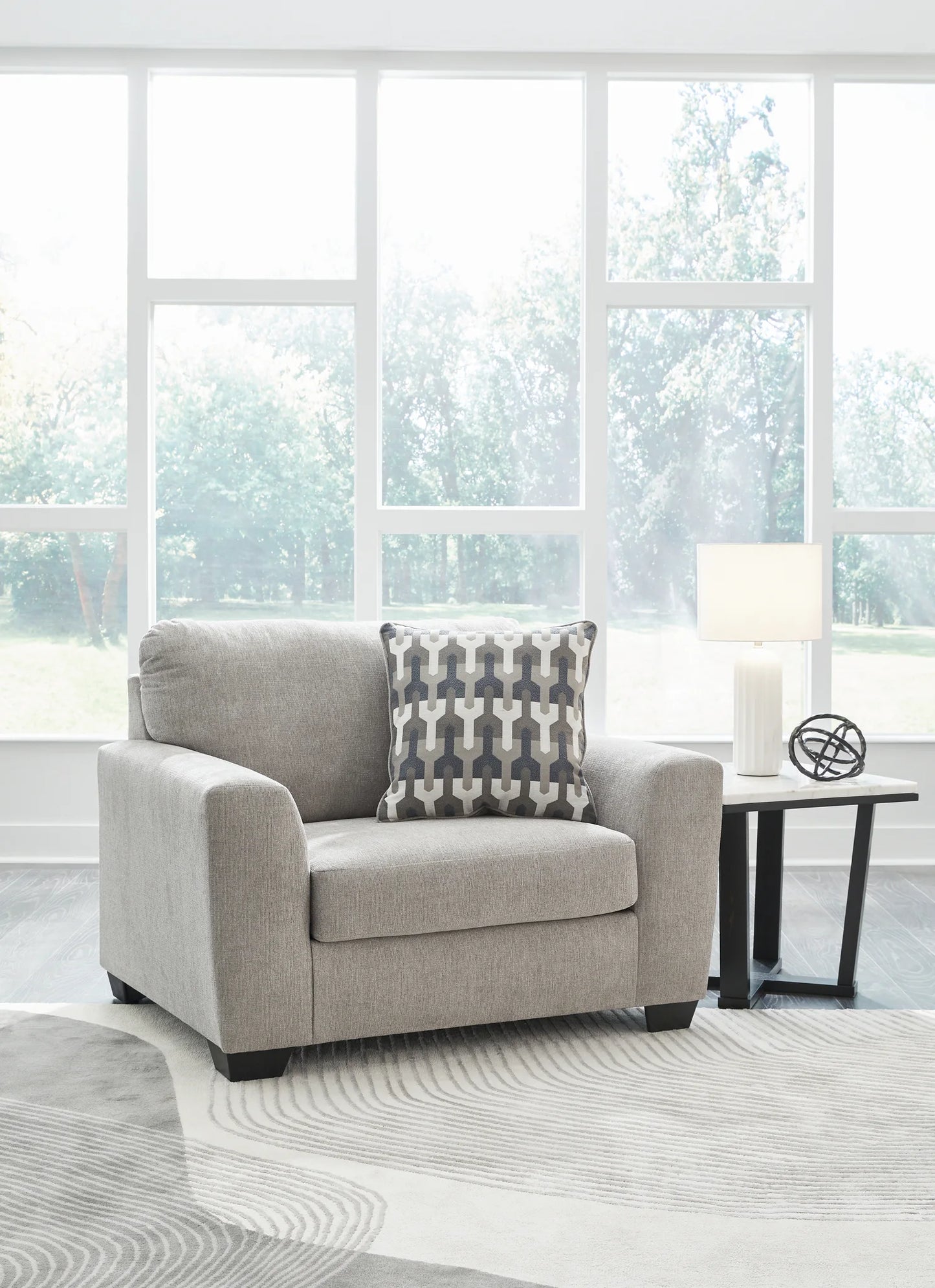 Avenal Park - 4 Pc. - Sofa, Loveseat, Chair And A Half, Ottoman - Flannel