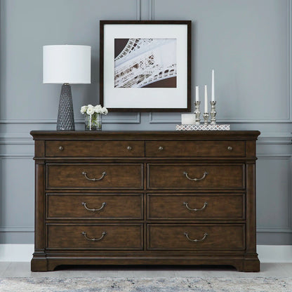 Arden Road - 8 Drawer Dresser - Satin Cherry