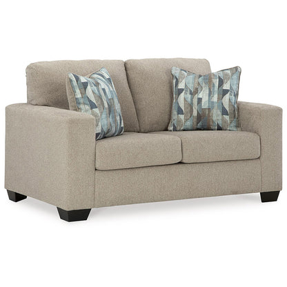 Deltona - Parchment - Loveseat