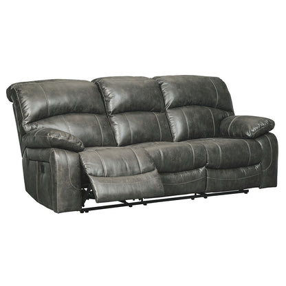 Dunwell - Steel - Pwr Rec Sofa With Adj Headrest