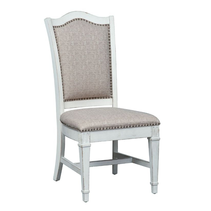 Abbey Park - Upholstered Side Chair - White