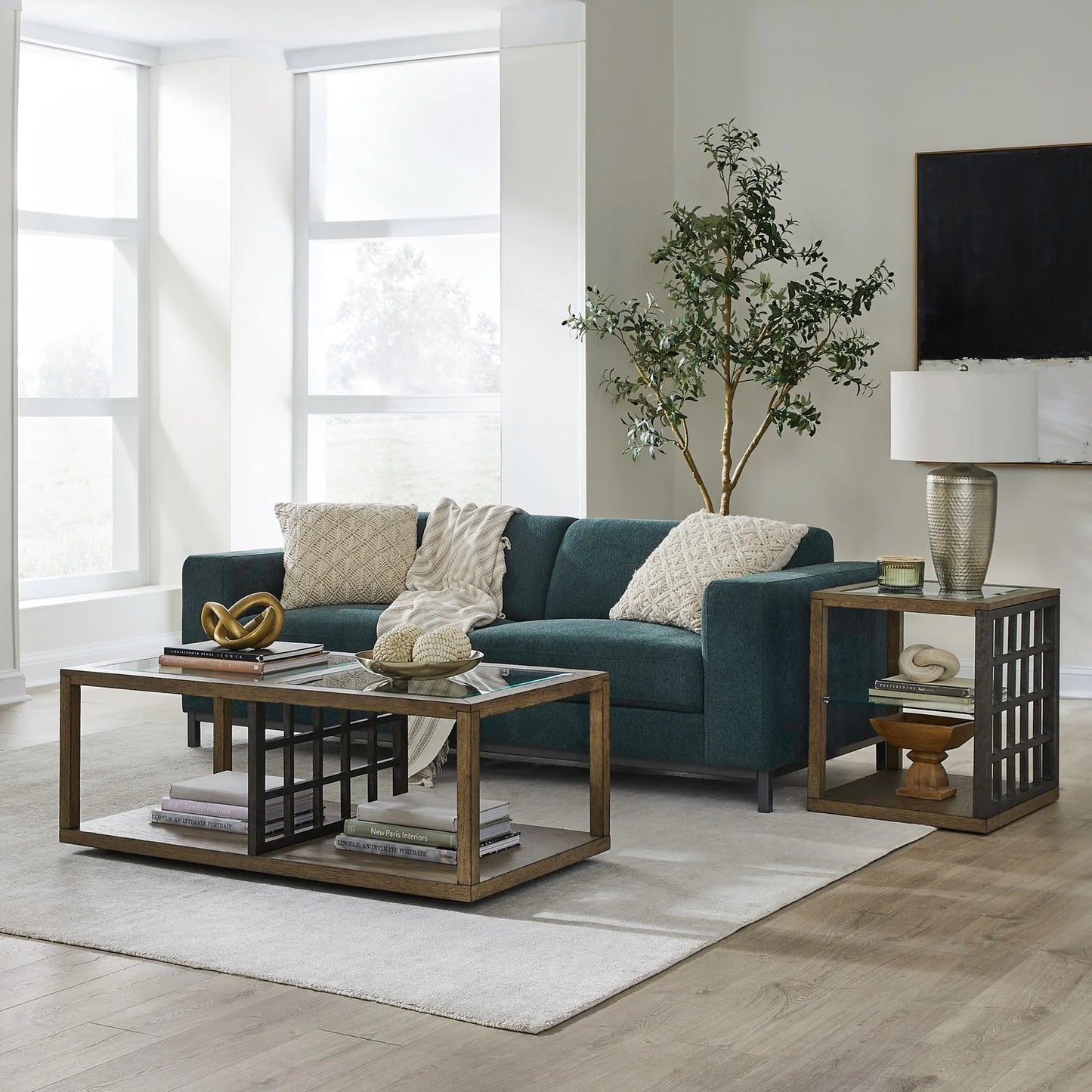 Bayhill Trellis - 3 Piece Set - Brown