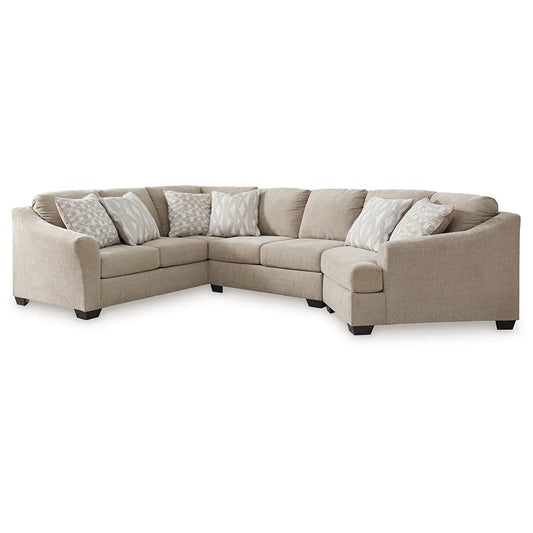 Brogan Bay - Cork - 3-Piece Sectional With Raf Cuddler