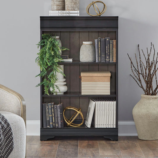 Meritage - 48" Bookcase (RTA) - Black
