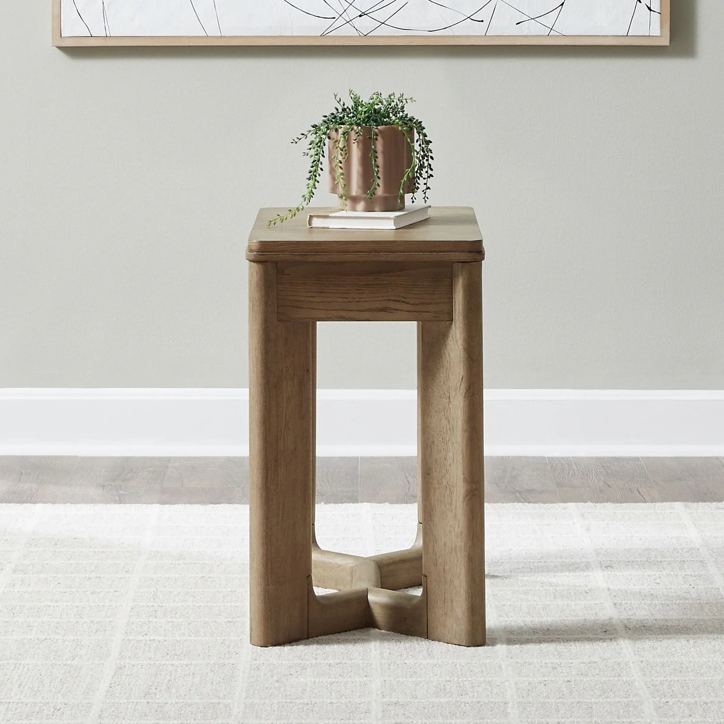 Ballentine - Chairside Table - Brown