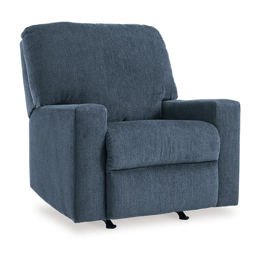 Rannis - Navy - Rocker Recliner