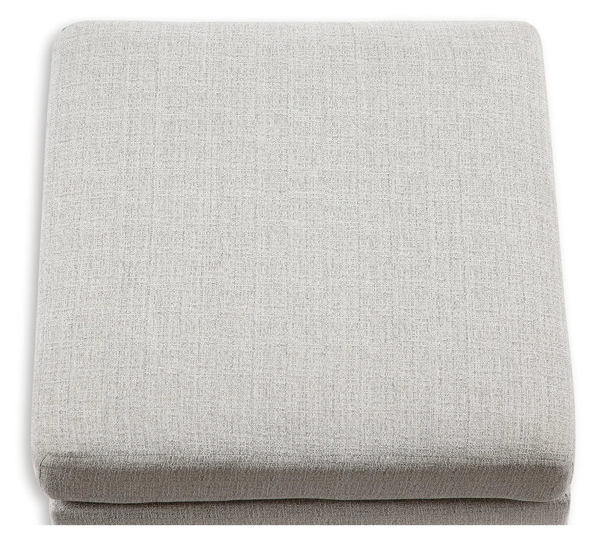 Koralynn - Stone - Oversized Accent Ottoman-3