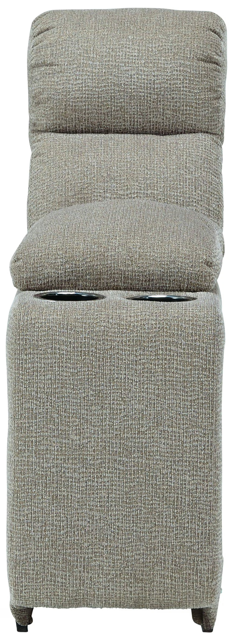 Colleyville - Stone - 5-Piece Power Reclining Sectional With LAF Press Back Power Chaise And Armless Power Recliners