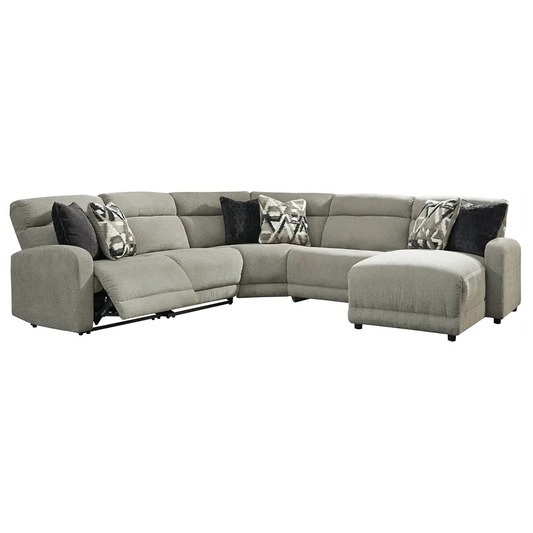 Colleyville - Stone - 5-Piece Power Reclining Sectional