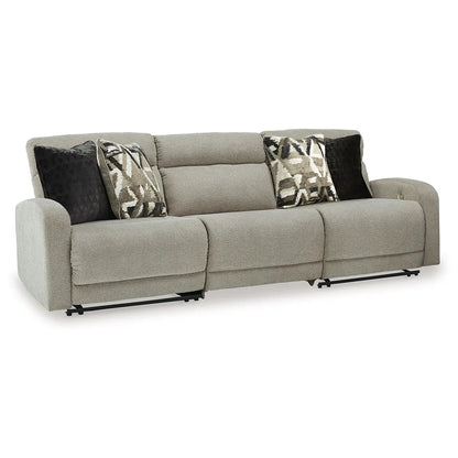 Colleyville - Stone - 3-Piece Power Reclining Sectional