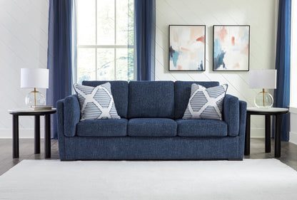 Evansley - 2 Pc. - Sofa, Loveseat - Navy