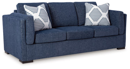 Evansley - 2 Pc. - Sofa, Loveseat - Navy