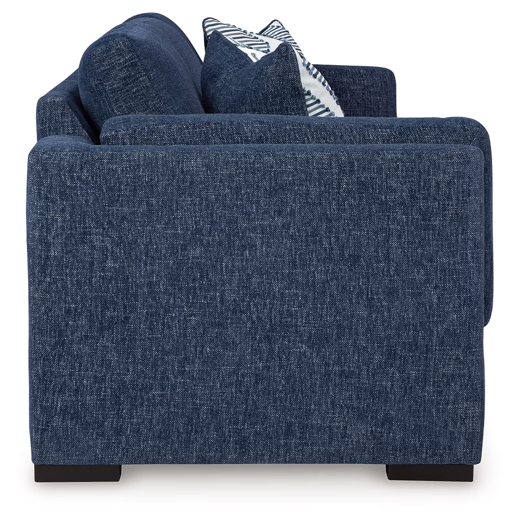 Evansley - 2 Pc. - Sofa, Loveseat - Navy