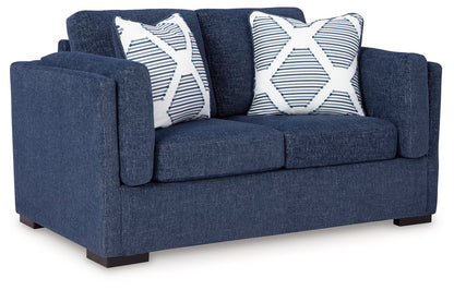Evansley - 2 Pc. - Sofa, Loveseat - Navy