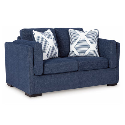 Evansley - Loveseat - Navy