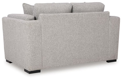 Evansley - 4 Pc. - Sofa, Loveseat, Chair And A Half, Ottoman - Pewter