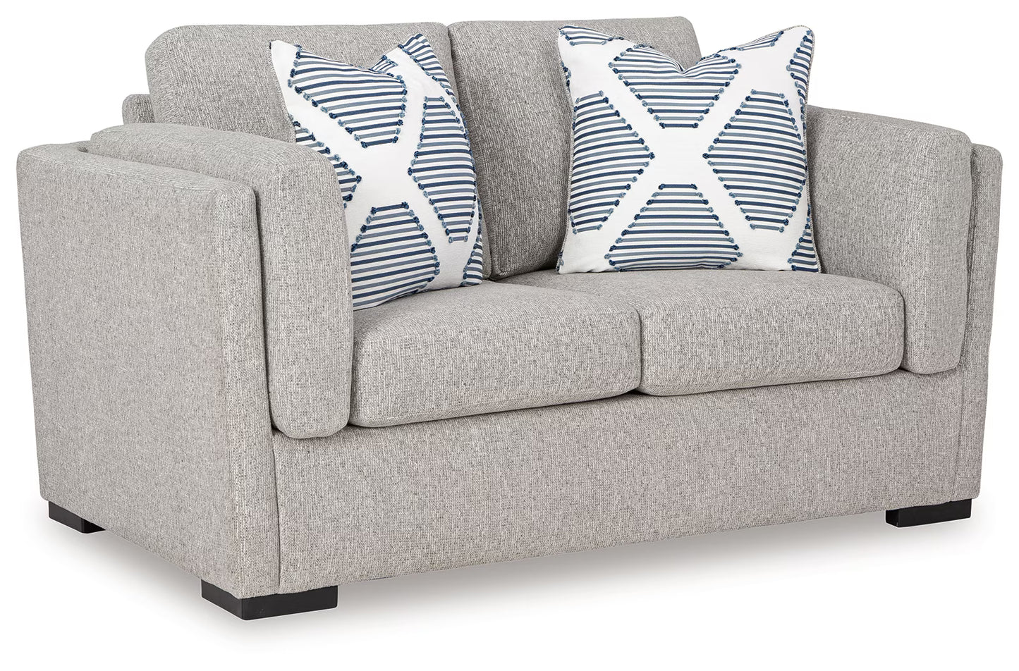 Evansley - 2 Pc. - Sofa, Loveseat - Pewter