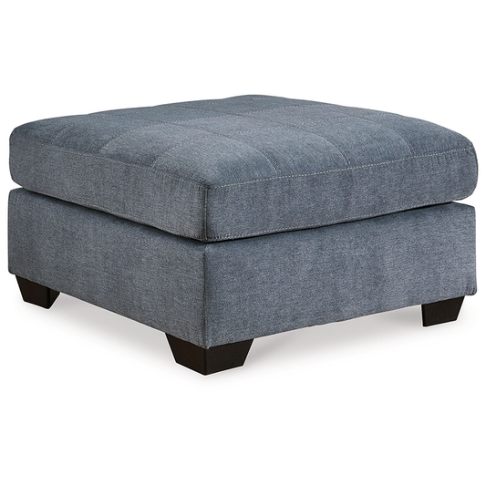 Marleton - Denim - Oversized Accent Ottoman