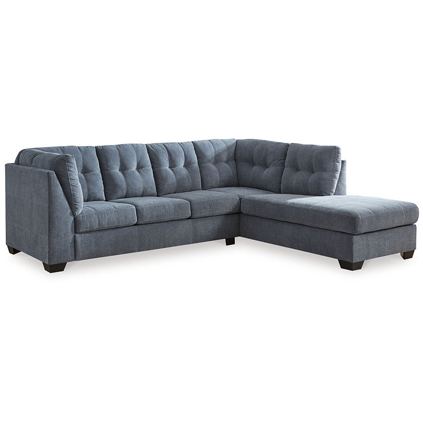 Marleton - Denim - 2-Piece Sectional With Raf Corner Chaise