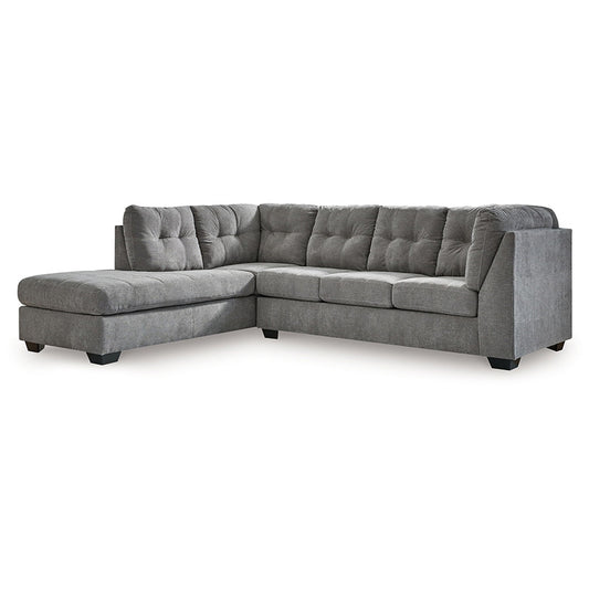 Marleton - Gray - 2-Piece Sectional With Laf Corner Chaise