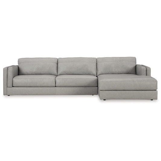 Amiata - Glacier - 2-Piece Sectional With Raf Corner Chaise