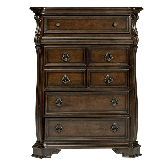 Arbor Place - 6 Drawer Chest - Dark Brown