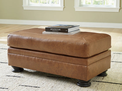 Carianna - 4 Pc. - Sofa, Loveseat, Chair And A Half, Ottoman - Caramel