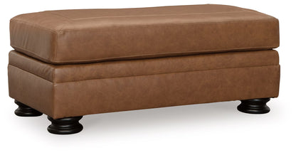Carianna - 4 Pc. - Sofa, Loveseat, Chair And A Half, Ottoman - Caramel