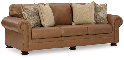 Carianna - 4 Pc. - Sofa, Loveseat, Chair And A Half, Ottoman - Caramel