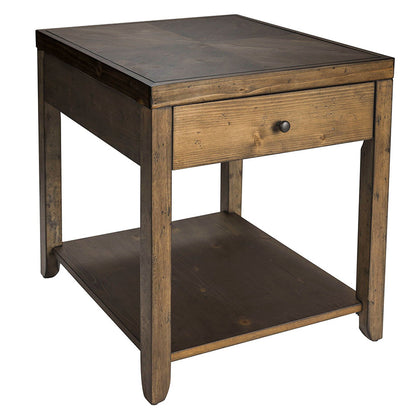 Mitchell - End Table - Dark Brown