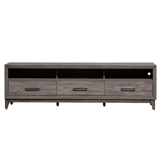 Mercury - 62" TV Console - Pearl Silver