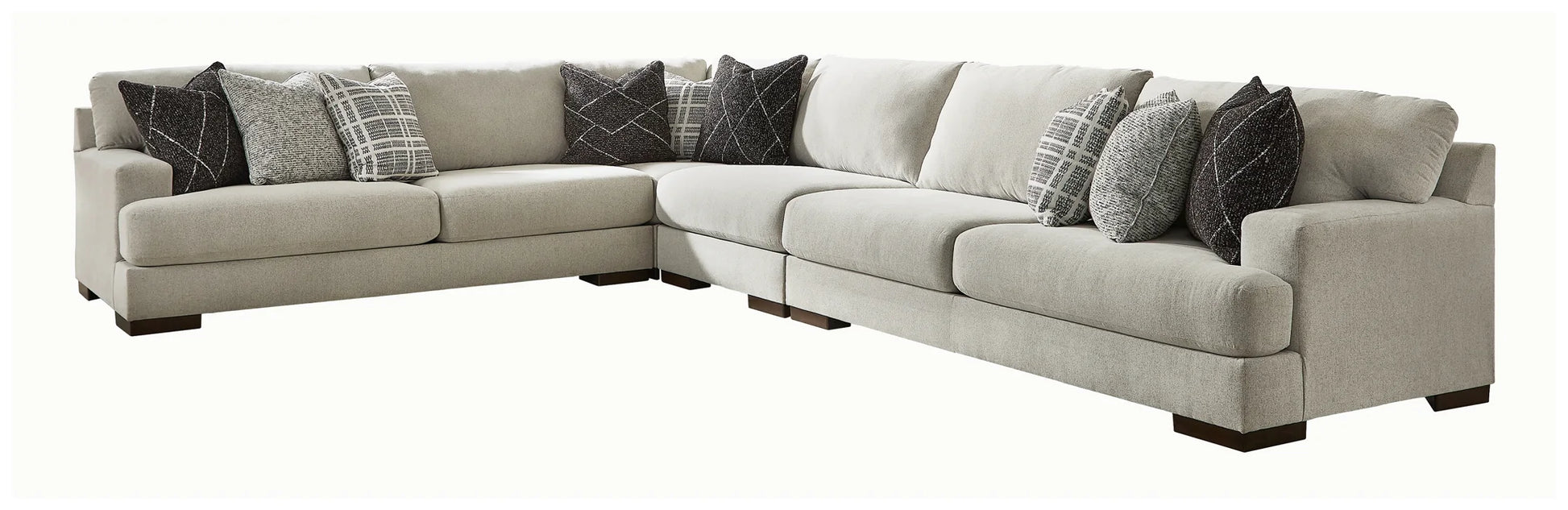 Artsie - Ash - Corner Sofa 4 Pc Sectional 1