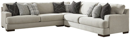 Artsie - Ash - Corner Sofa 3 Pc Sectional 1