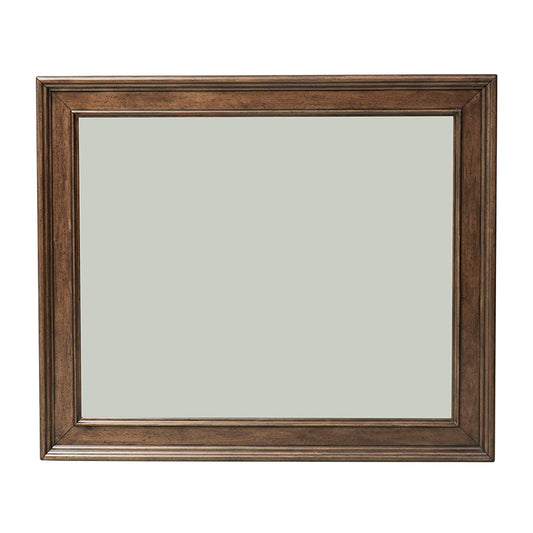 Rustic Traditions - Landscape Mirror - Dark Brown