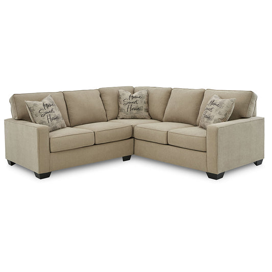 Lucina - Quartz - 2-Piece Sectional