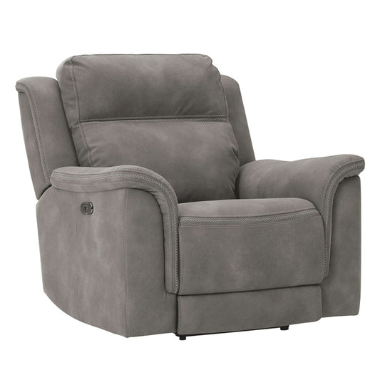 Next-gen - Slate - Power Recliner With Adj Headrest