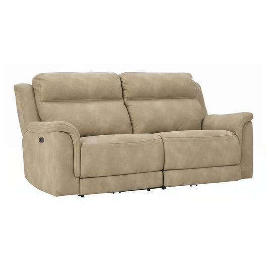 Next-gen - Sand - 2 Seat Pwr Rec Sofa Adj Hdrest