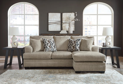 Stonemeade - 3 Pc. - Sofa Chaise, Chair And A Half, Ottoman - Taupe