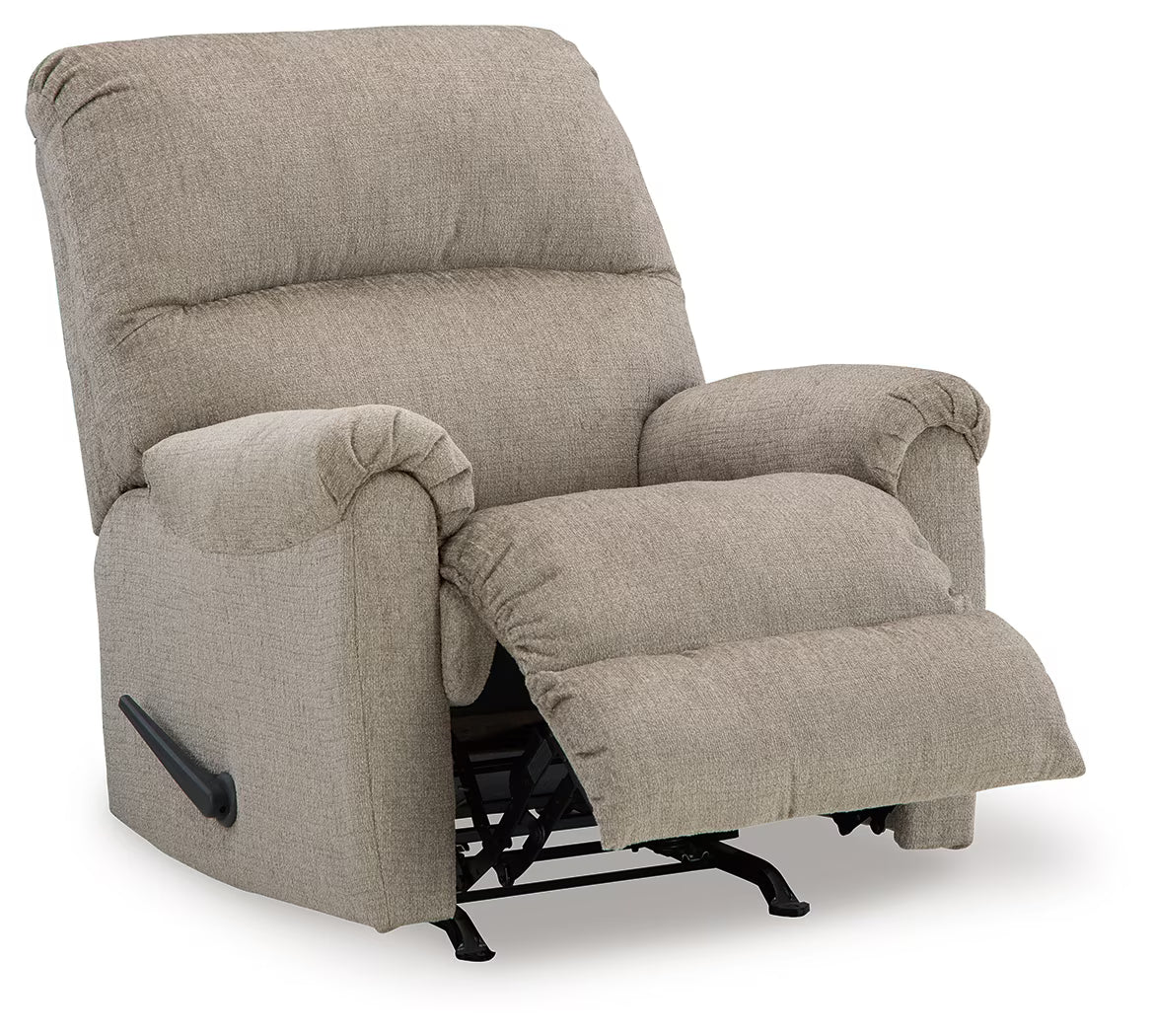 Stonemeade - 3 Pc. - Sofa, Loveseat, Rocker Recliner - Taupe