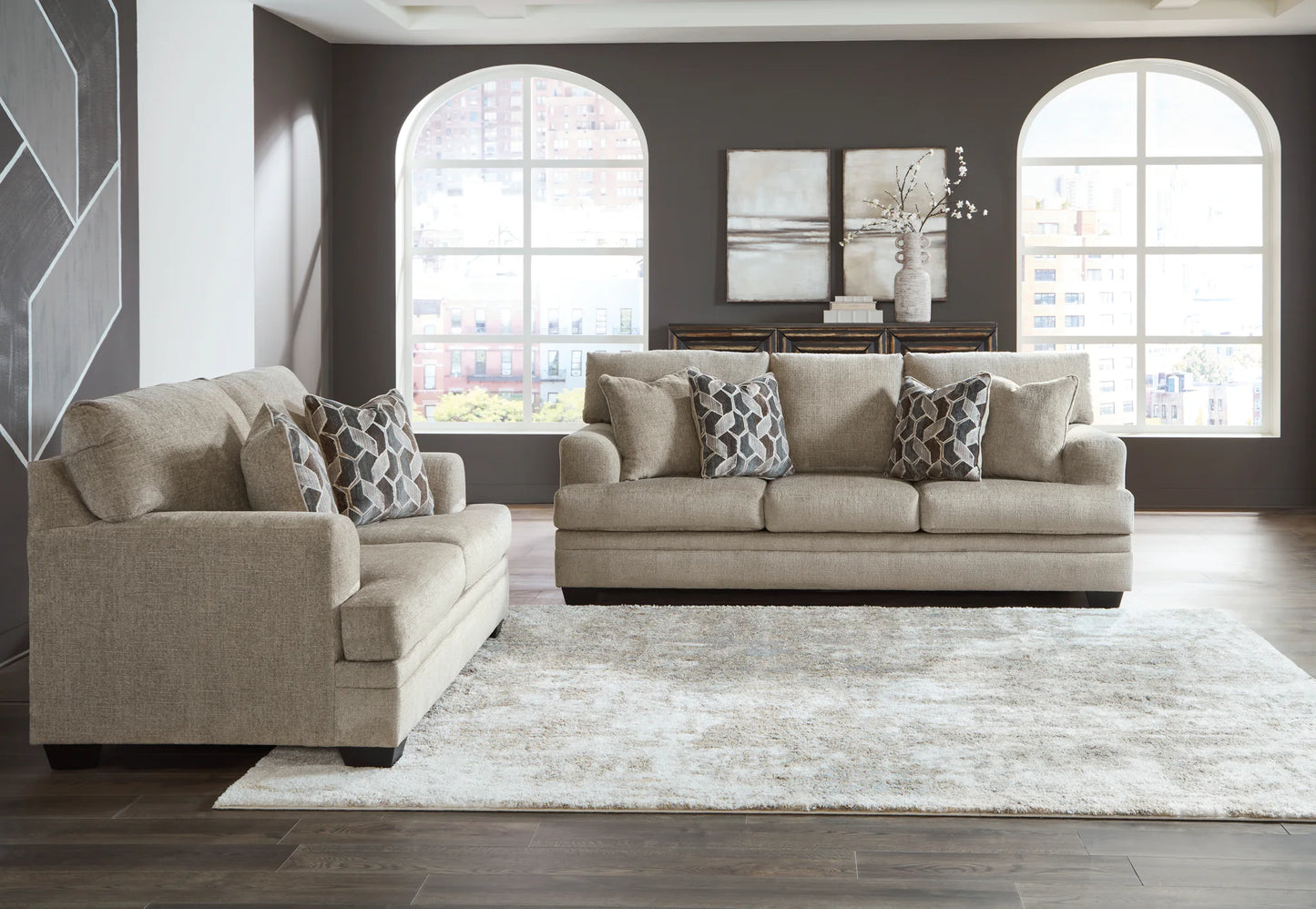 Stonemeade - 2 Pc. - Sofa, Loveseat - Taupe
