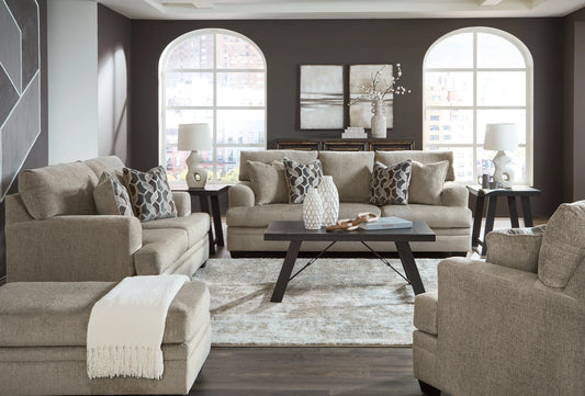Stonemeade - 4 Pc. - Sofa, Loveseat, Chair And A Half, Ottoman - Taupe