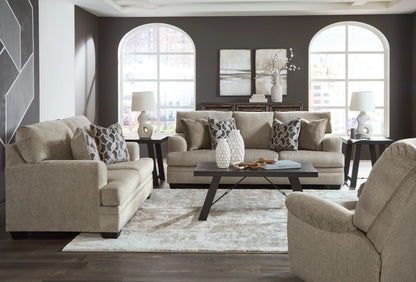 Stonemeade - 3 Pc. - Sofa, Loveseat, Rocker Recliner - Taupe