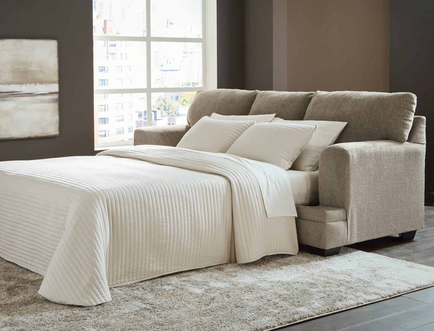 Stonemeade - Queen Sofa Sleeper - Taupe